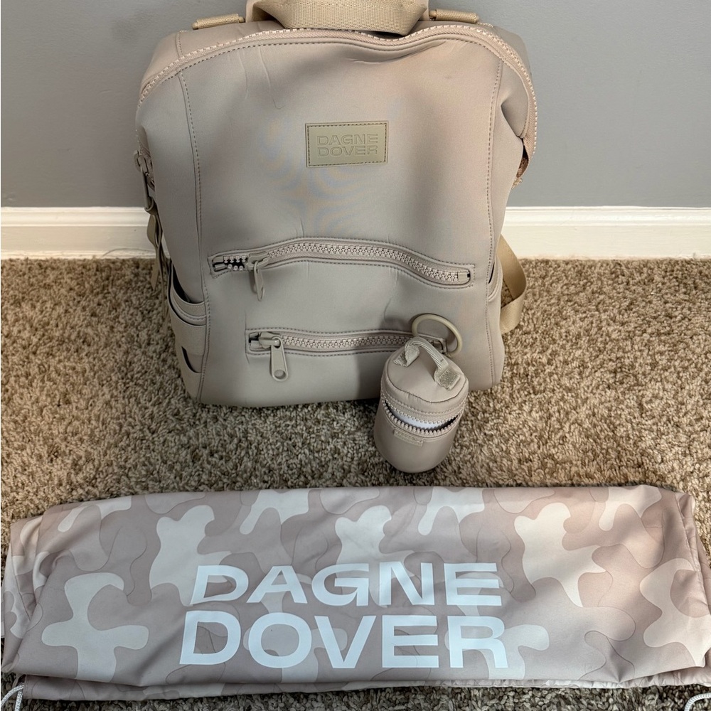 Dagne Dover Indie Neoprine Diaper Backpack Large w/ Charm
